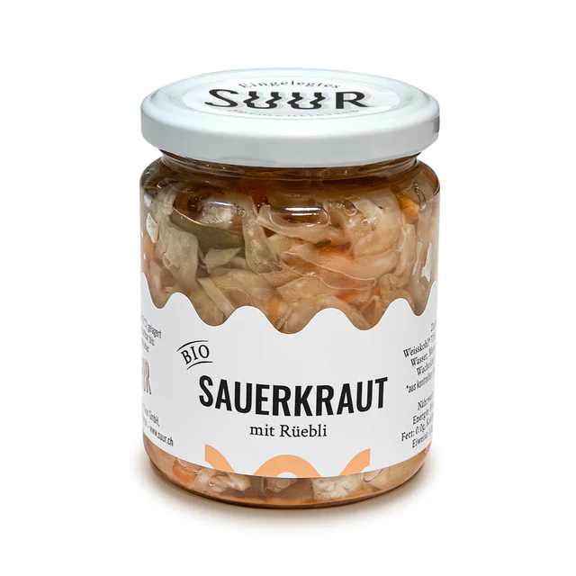 Sauerkraut — mit Rüebli